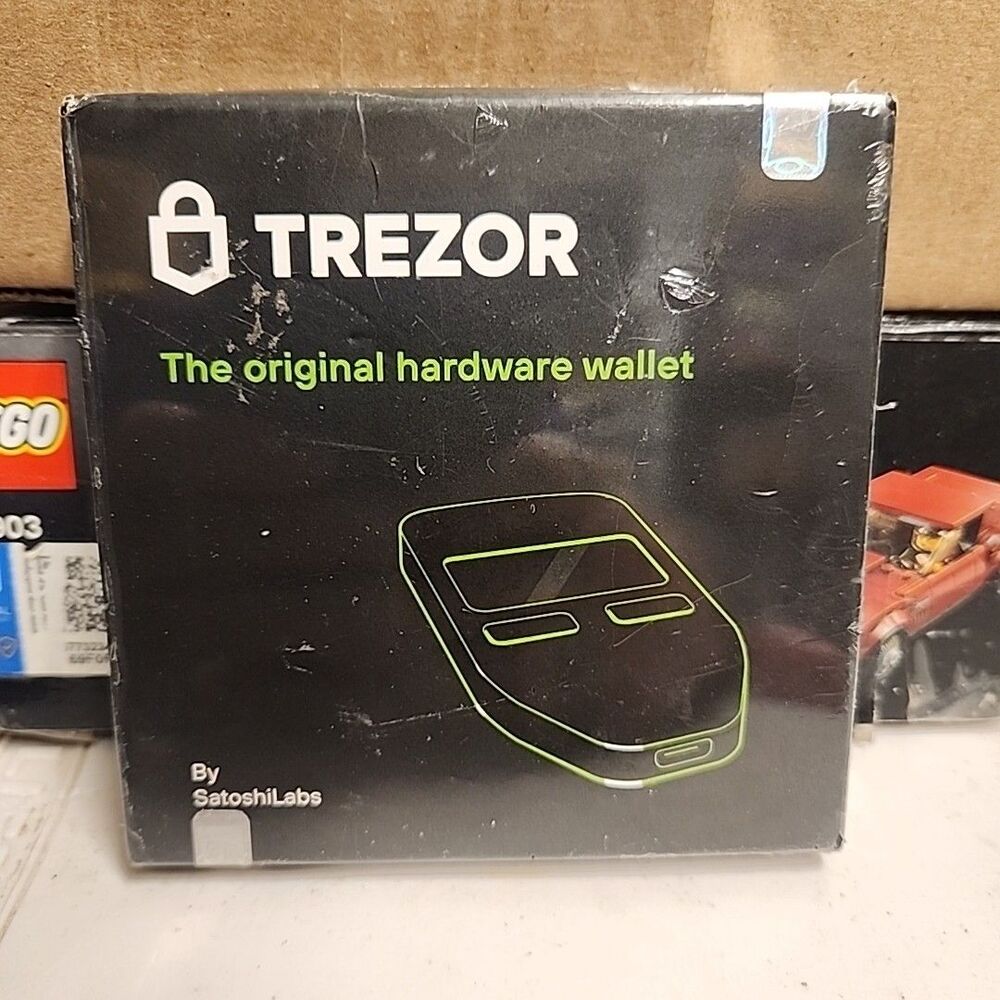 Trezor Model One - Crypto Hardware Wallet - Black - NEW SEALED  Bitcoin Ethereum